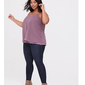 Comfortable, Stretch, Plus Size Torrid Dark Wash Jeggings